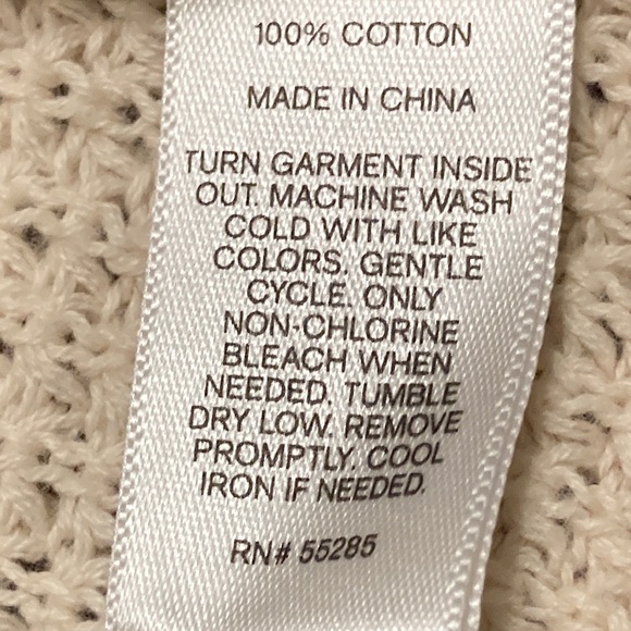 Gorgeous Cream Colored Express Cardigan Sweater XS S Shawl Collar Ribbed - Picture 10 of 11